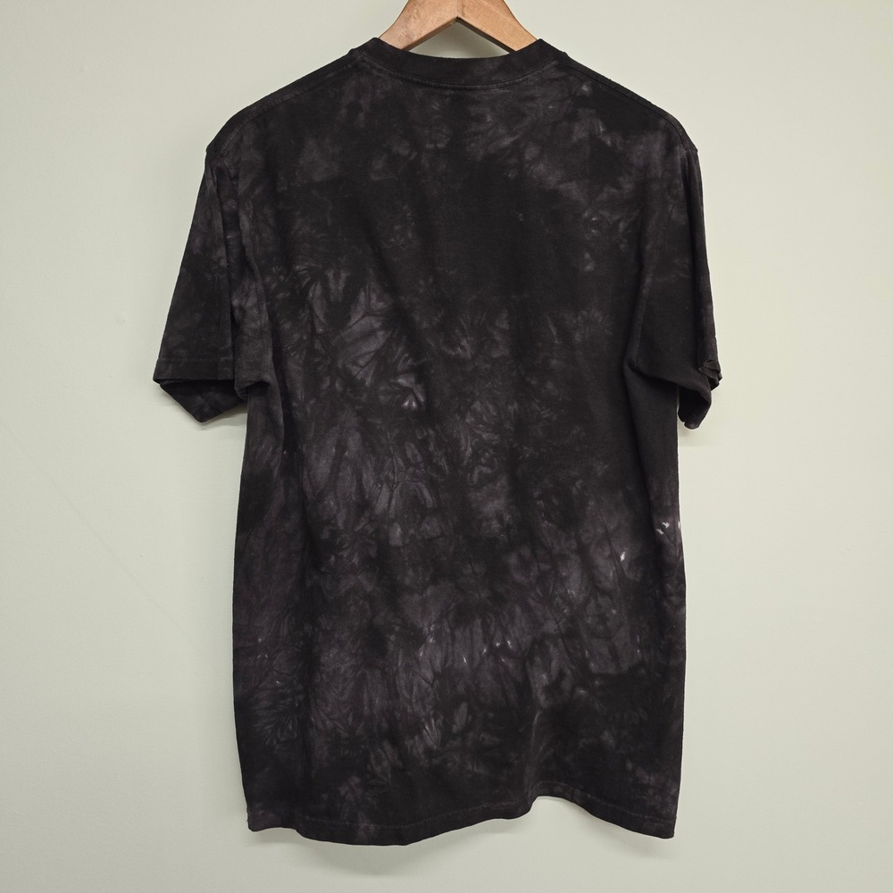 The Mountain Skunk Graphic T-Shirt Mens Medium Black Tie Dye Animal Nature Tee - Picture 4 of 8